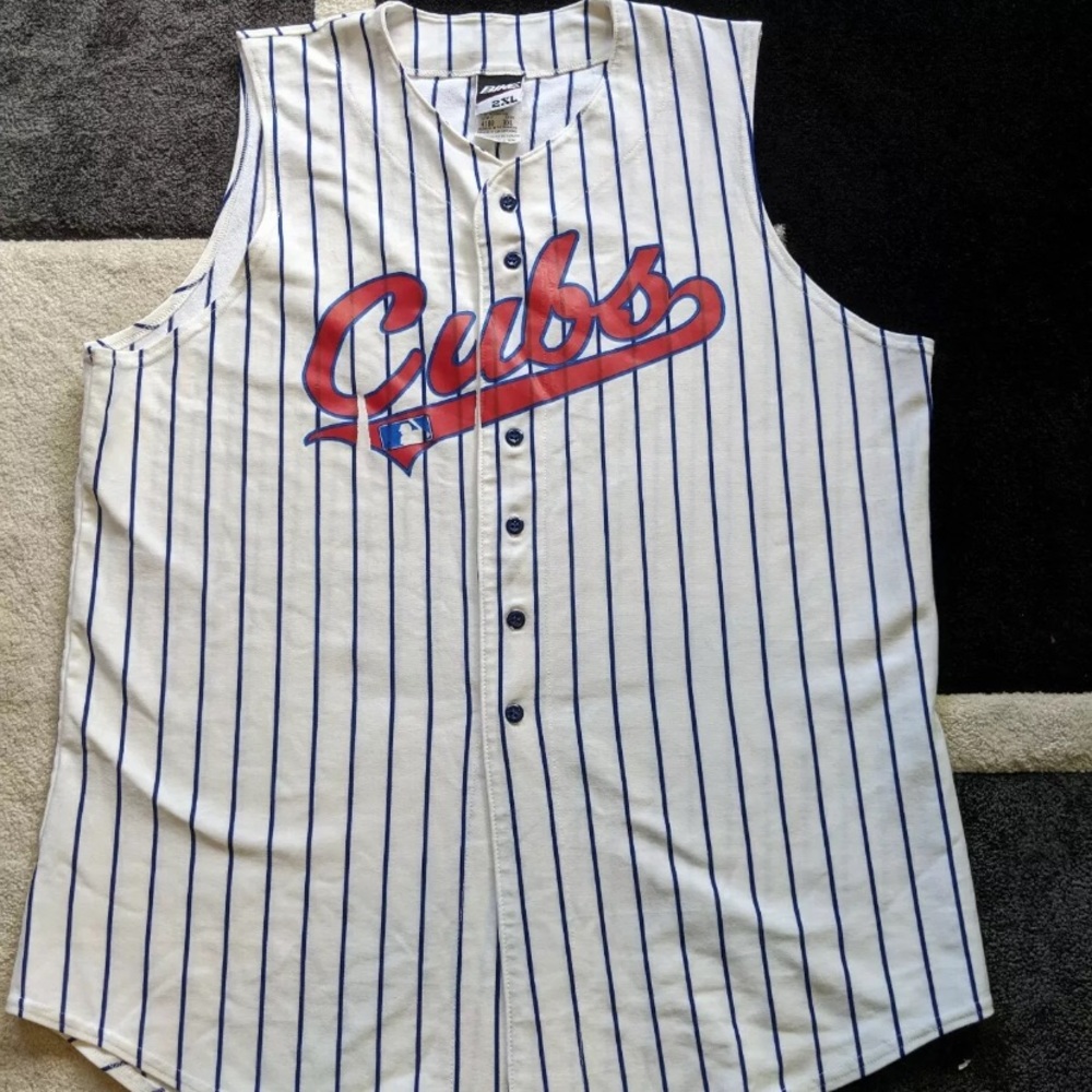 Vintage Chicago Cubs Bike Baseball Jersey Size 2XL